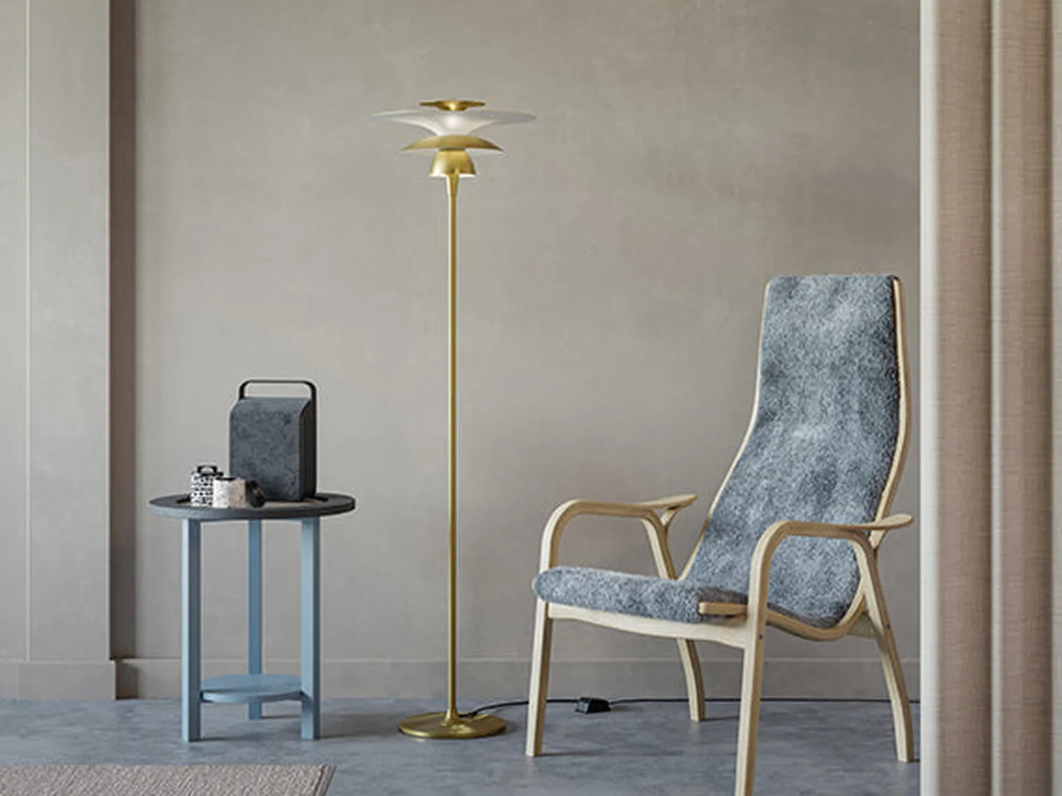 Picasso gulvlampe D380 G9