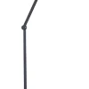 Pionex gulvlampe - Svart/Gullfarget