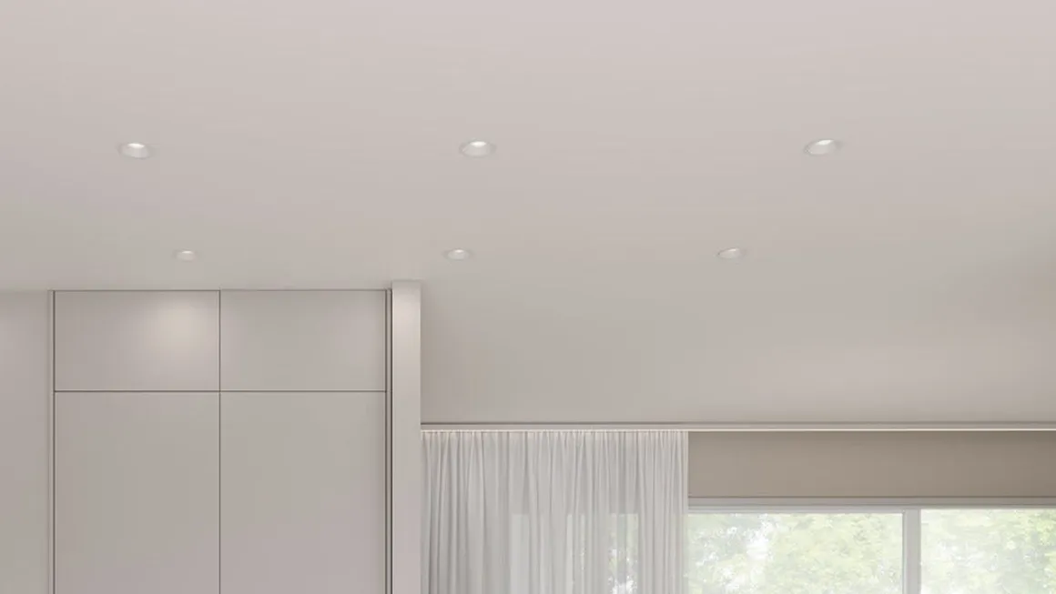 Plejd smart lavtbyggende spot / downlight 2200-4000K IP44 8W RA90 - 6 pakning