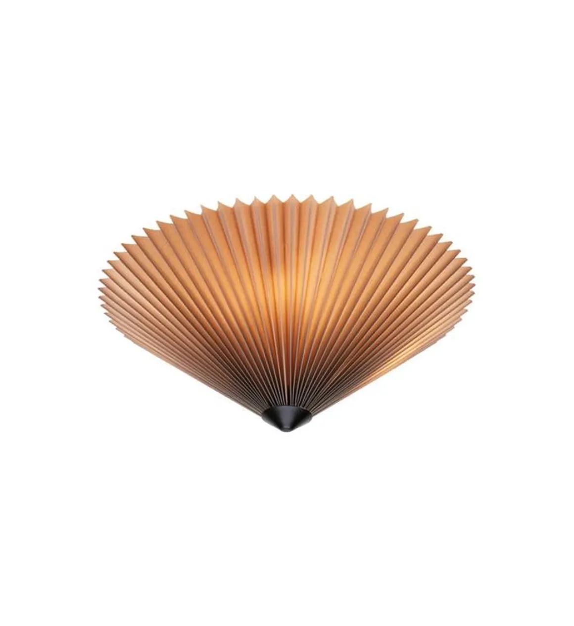 Plisado taklampe 50 - Grå