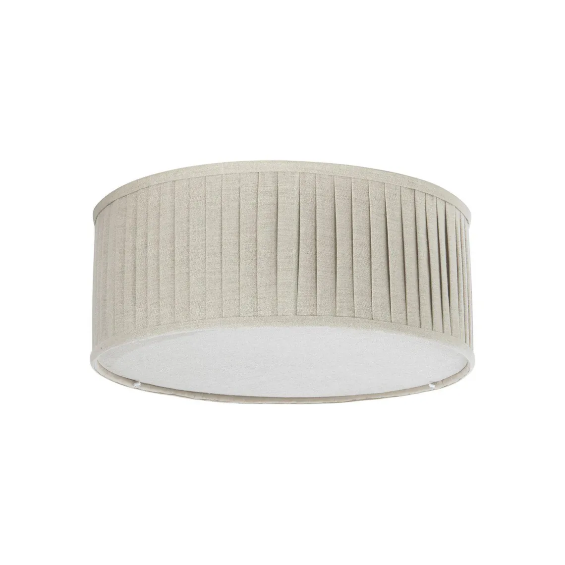 Plissè taklampe 45 - Natur