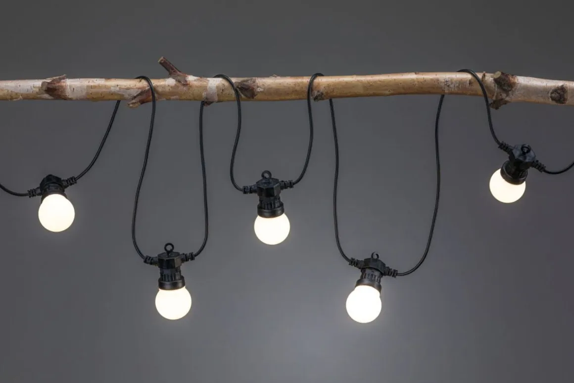 Plug & Shine Fairy Lights lysslynge 6,8 meter 7 x 0,2 Watt 3000 Kelvin