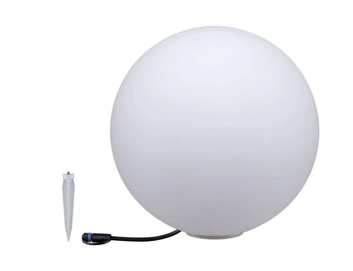 Plug & Shine Globe 40 cm 6,5W 3000 Kelvin IP67 - Med jordspyd