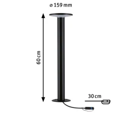 Plug & Shine Plate pullert IP44 60 cm 7W 2200 Kelvin - 24 Volt