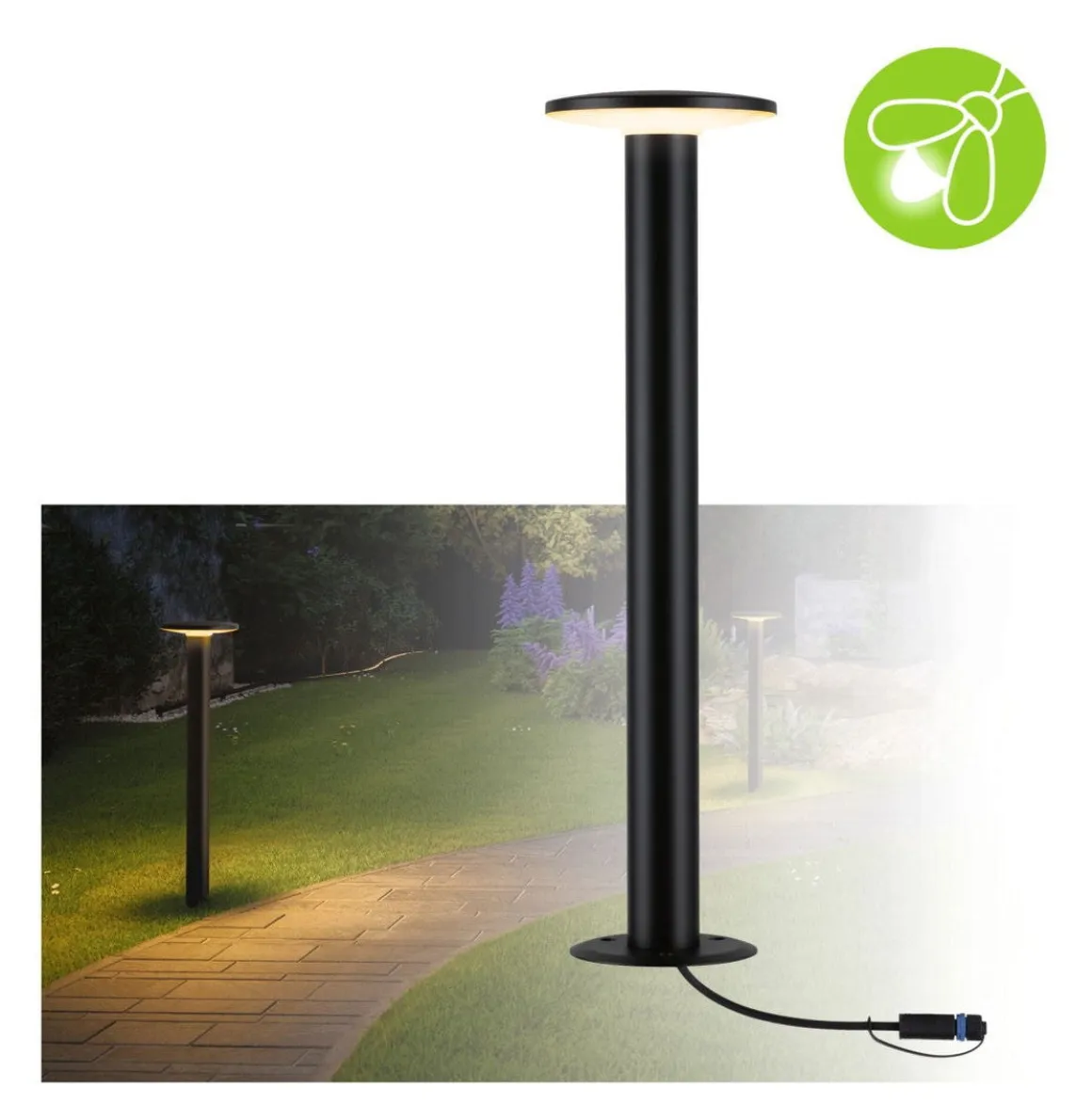 Plug & Shine Plate pullert IP44 60 cm 6,1W 3000 Kelvin - 24 Volt
