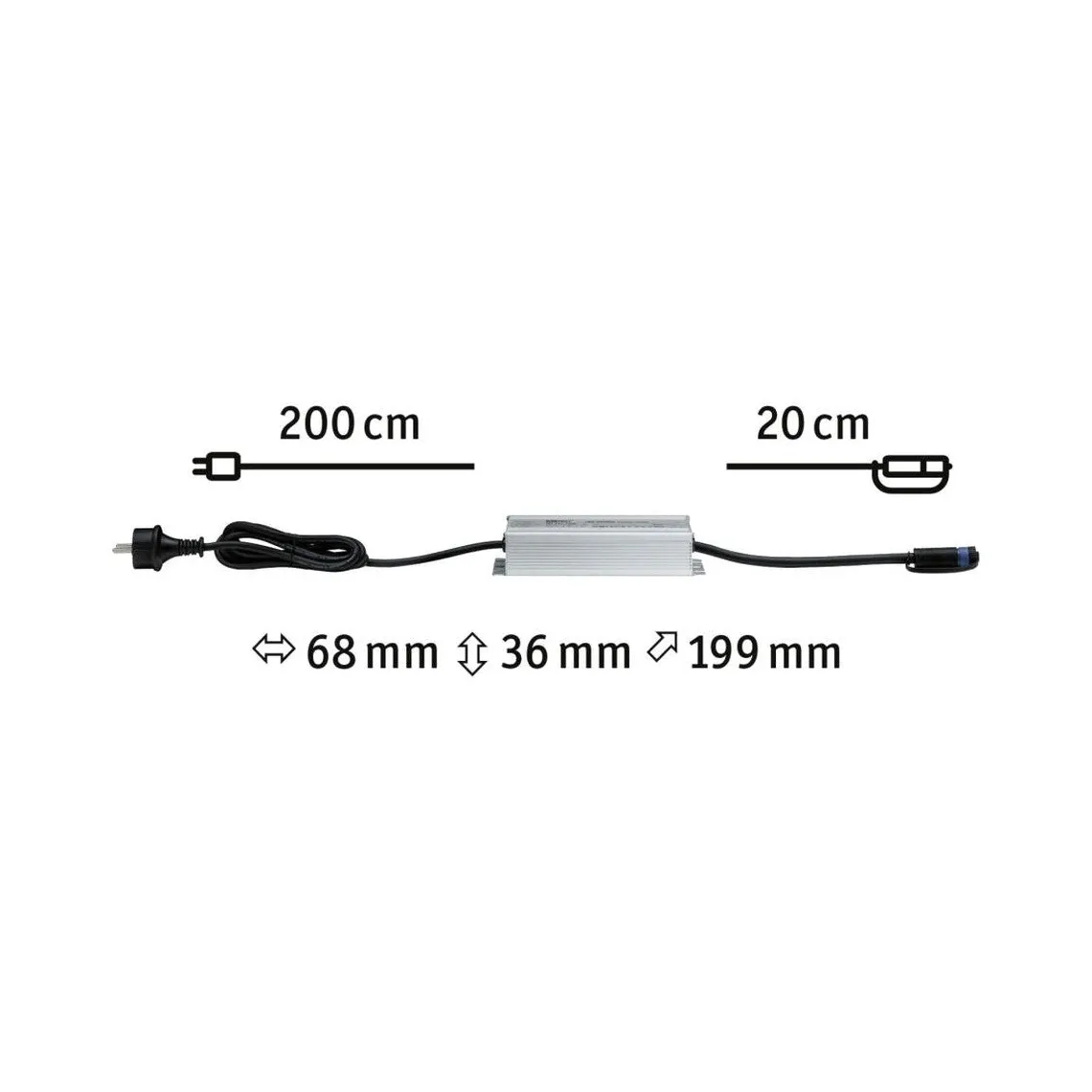 Plug & Shine Strømforsyning 75 Watt - 230/24 Volt