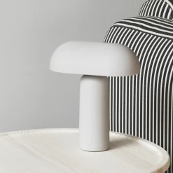 Porta bordlampe - Grå