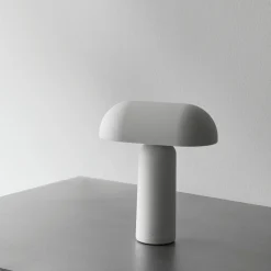Porta bordlampe - Grå