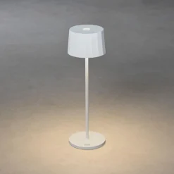 Positano bordlampe oppladbar utendørs IP54 - Hvit