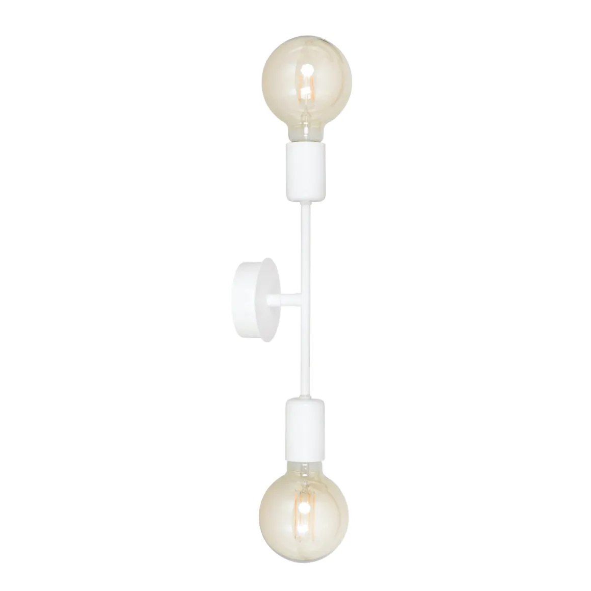 Proton vegglampe 2 lys - Hvit
