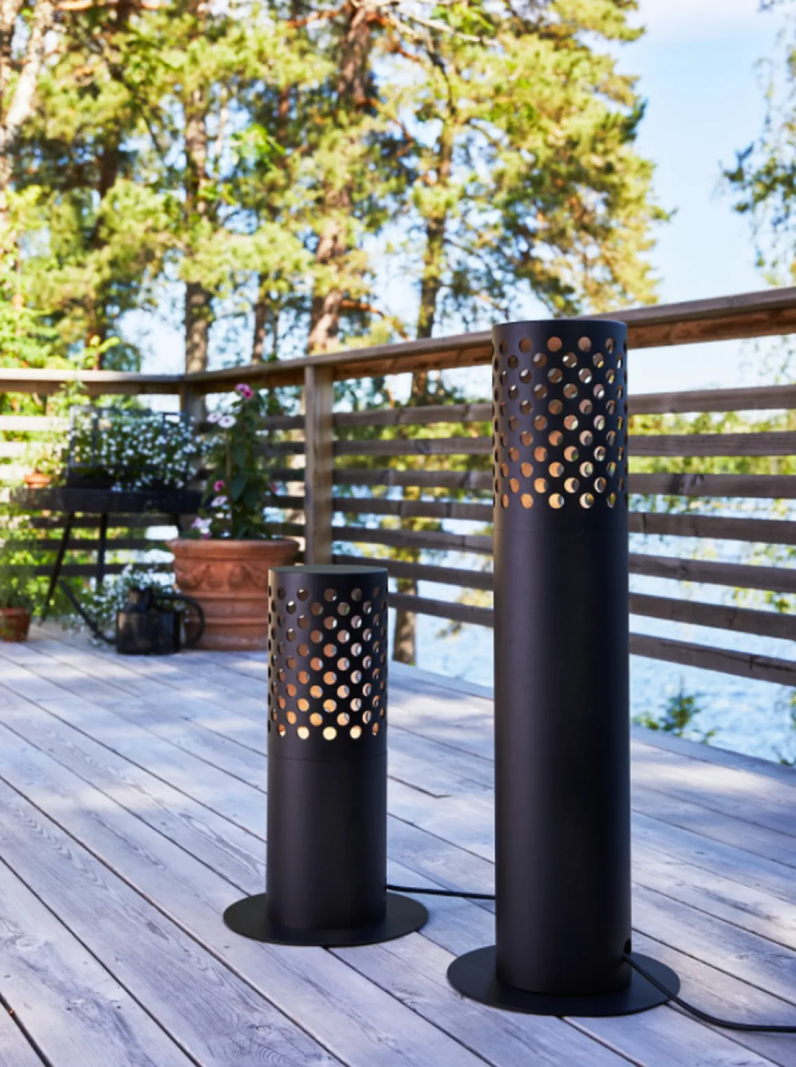 Pullert 96cm 6W - Garden 24 - Svart