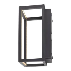 Quadrulo vegglampe utendørs 7,4W 3000 Kelvin IP55