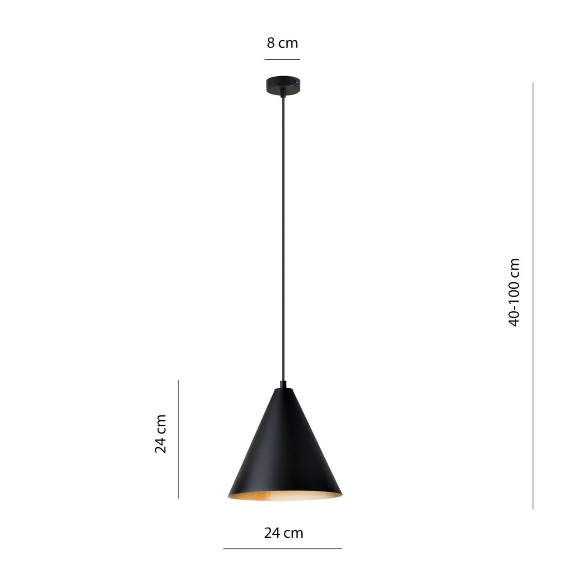 Rebel takpendel 24 cm