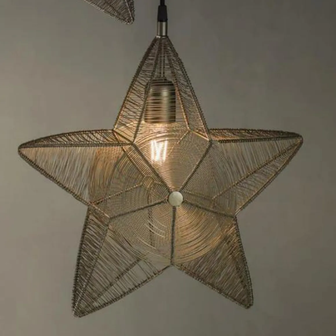 Rigel adventsstjerne 50 cm - Champagne