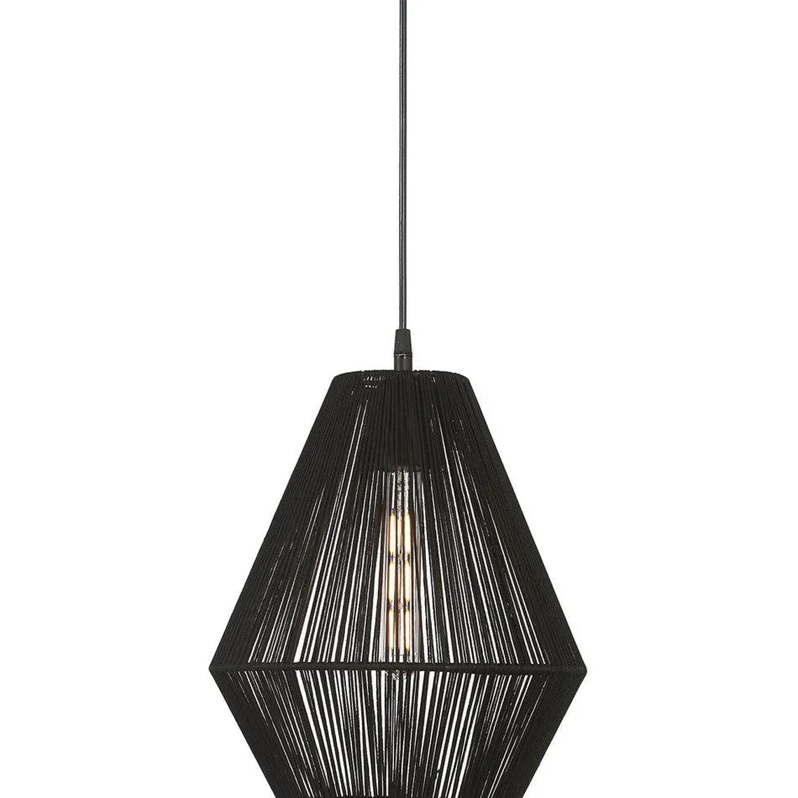 Rio takpendel 28 cm - Svart