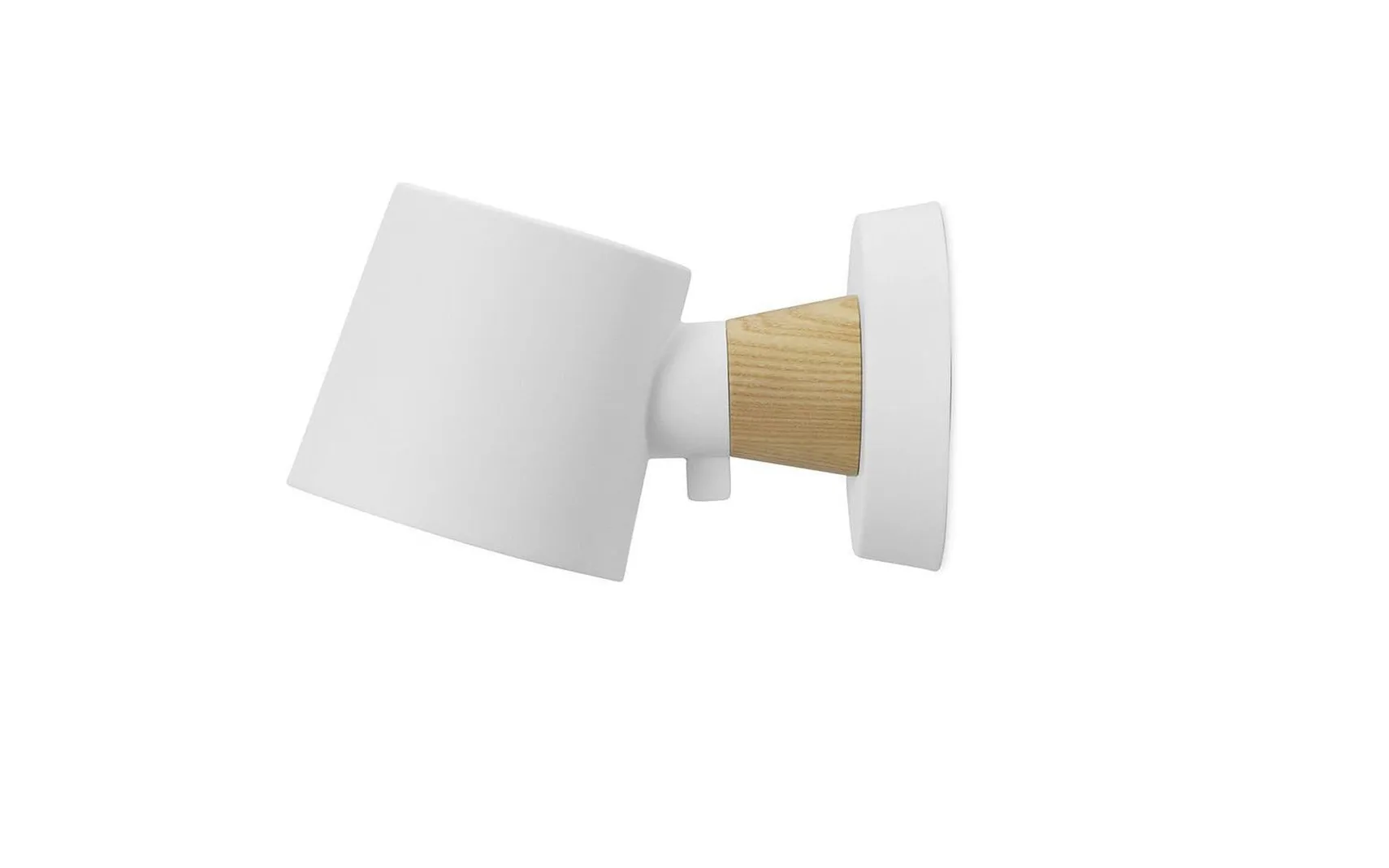 Rise vegglampe for fast installasjon - Hvit