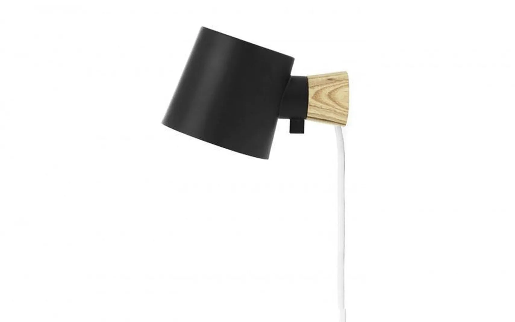 Rise vegglampe, Svart