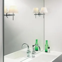 Roma vegglampe IP44 - Matt Svart