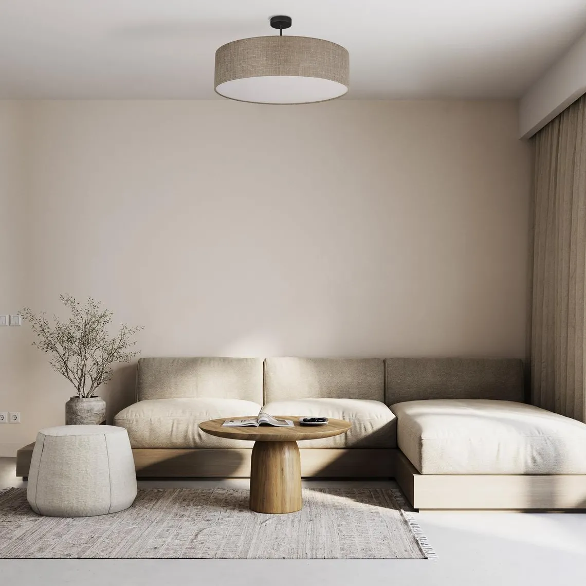 Rondo taklampe 60 cm