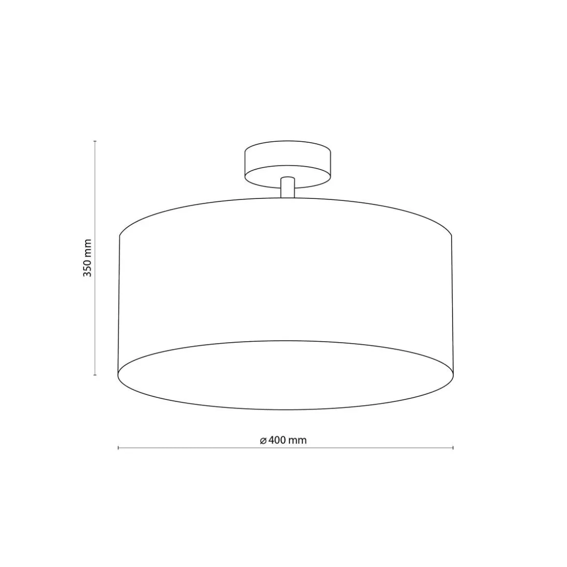Rondo taklampe 40 cm