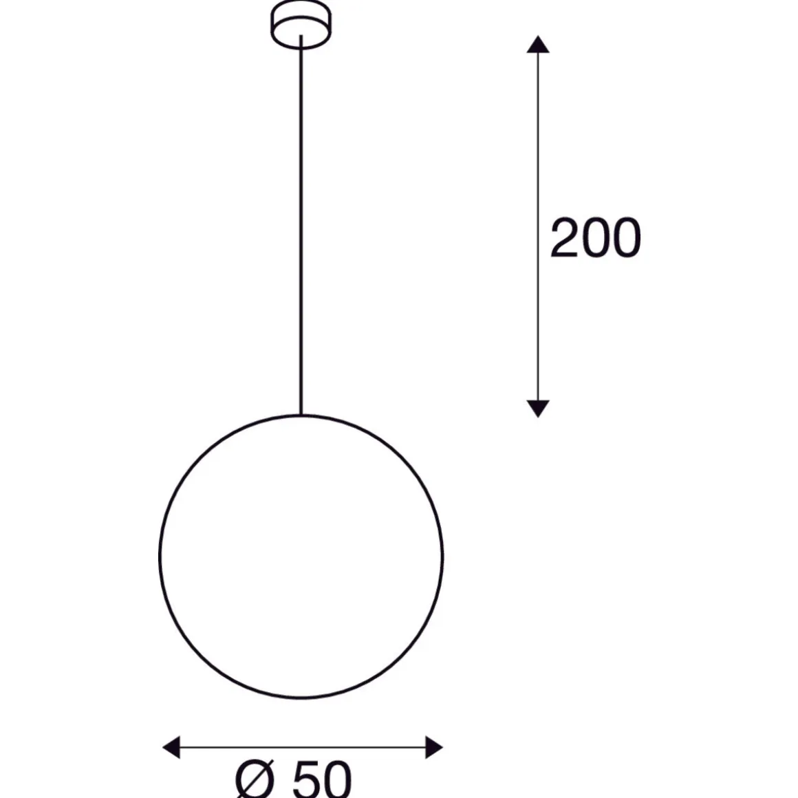 Rotoball 50 cm takpendel