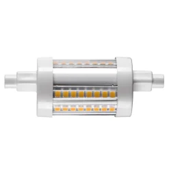 R7S sokkel 78mm 9W 3000 kelvin Ra90 - Dimbar