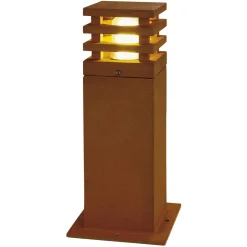 Rusty square pullert 40 cm IP55
