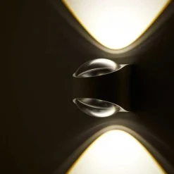 Saga vegglampe IP65 12W 3000K - Svart