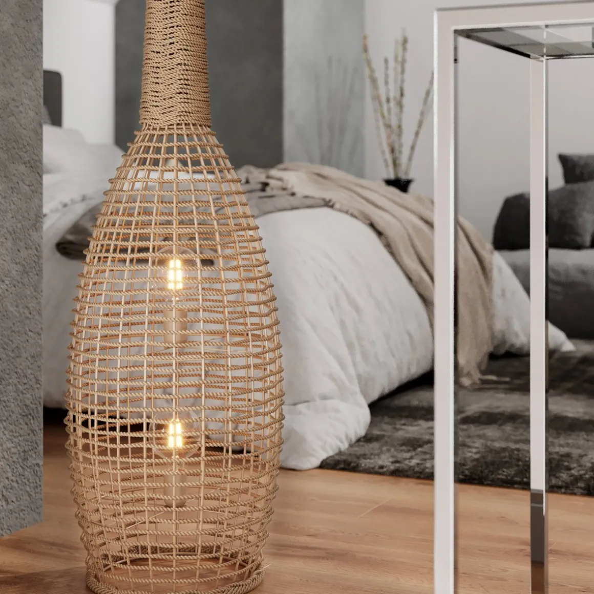 Seagrass gulvlampe
