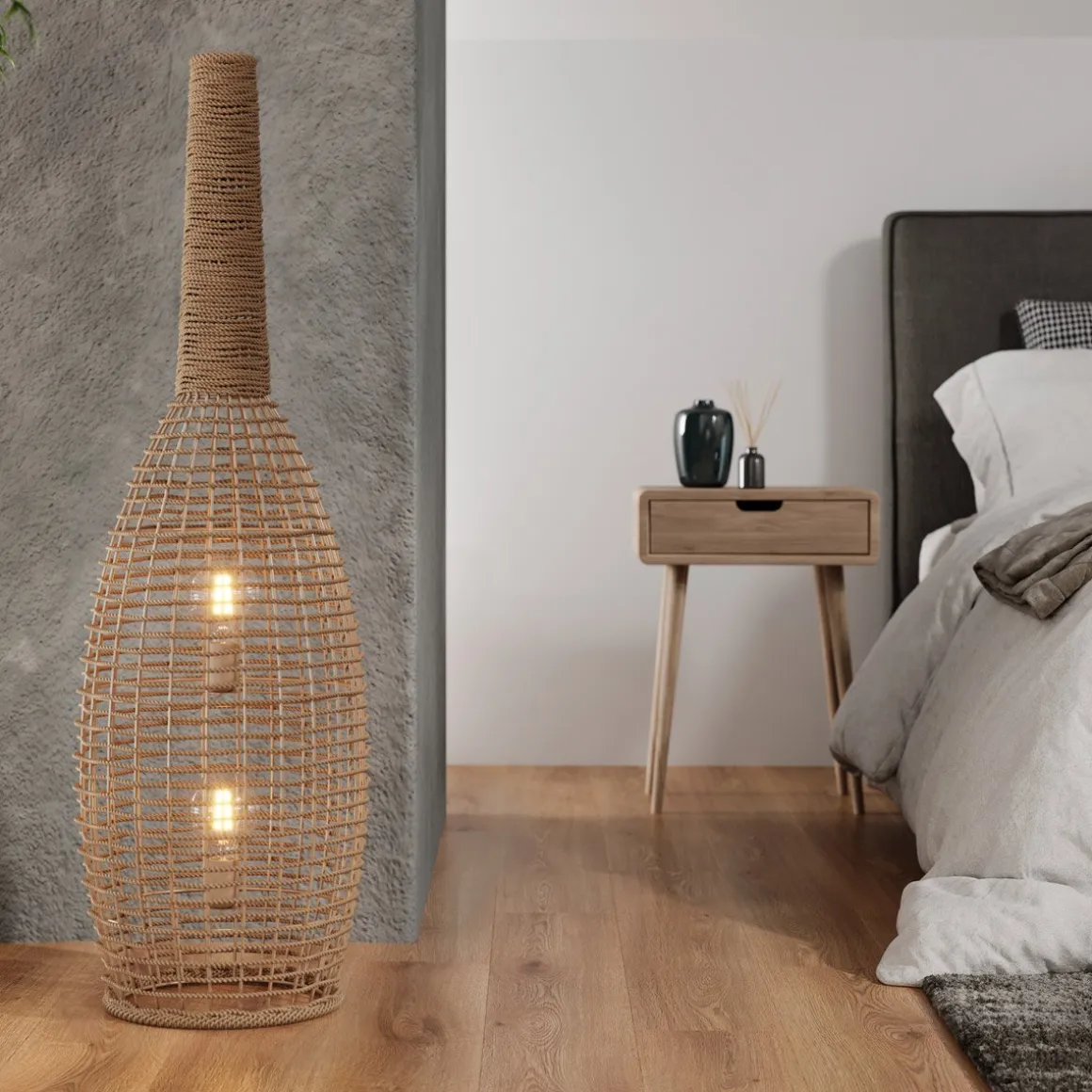 Seagrass gulvlampe