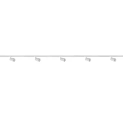 Secco spotskinne 5 spotter 2 meter - Pure white