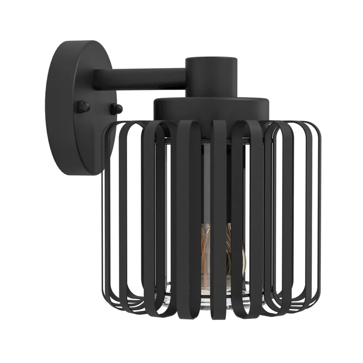 Selinus vegglampe utendørs IP65 - Svart