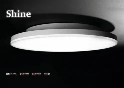 Shine 300 taklampe CS/PS 10/18/24W 2700/3000K Dimbar - Hvit