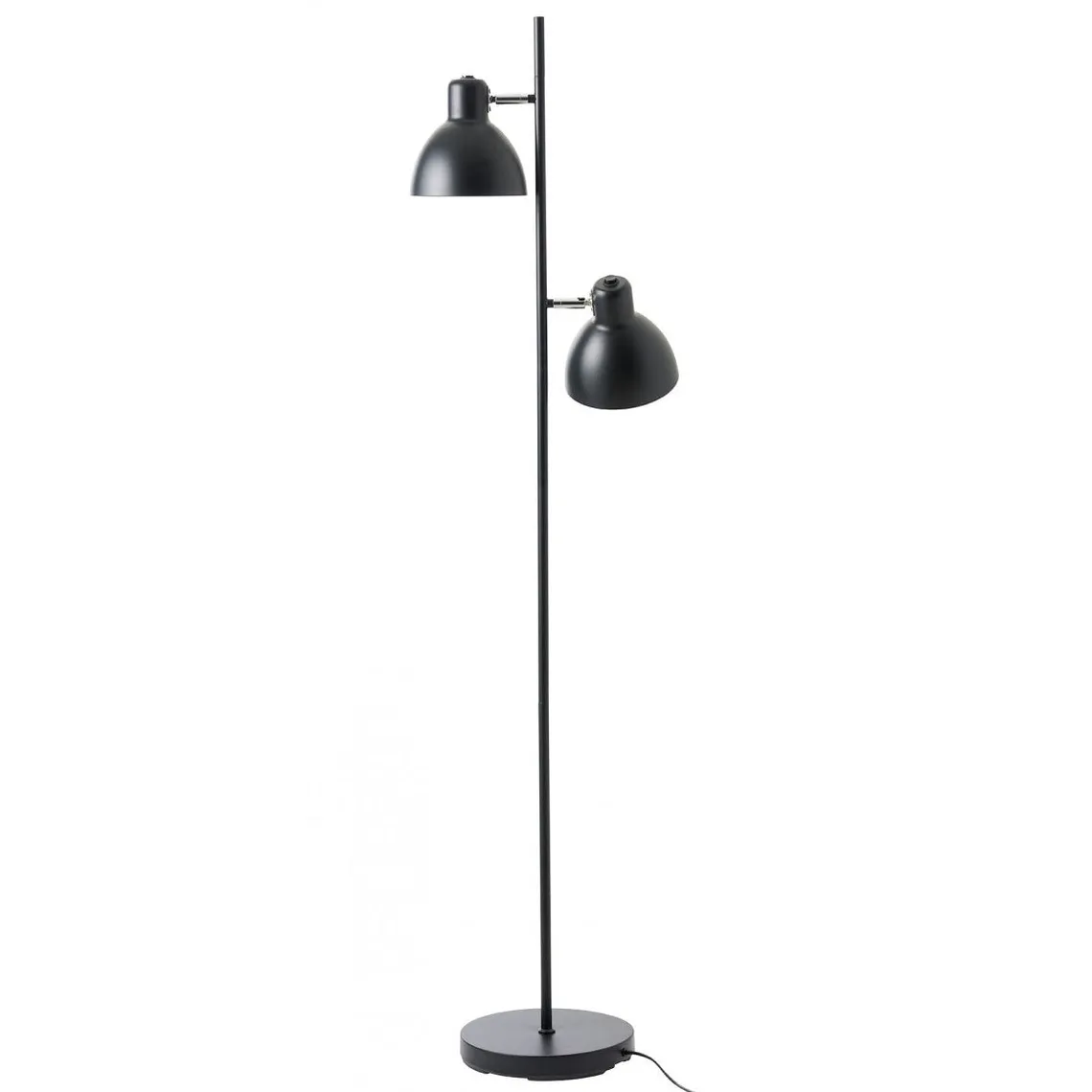 Skagen dobbel gulvlampe - Svart