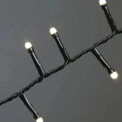 Slynge Cluster 1000 LED 27meter IP44 Frostet - Varmhvit
