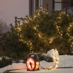 Slynge 1200 LED, 37 meter julelys på trommel IP44 - Varmhvit