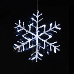 Snowflake / Snøfnugg - Kald hvit ute og innendørs