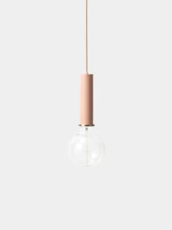 Socket takpendel høy - rosa