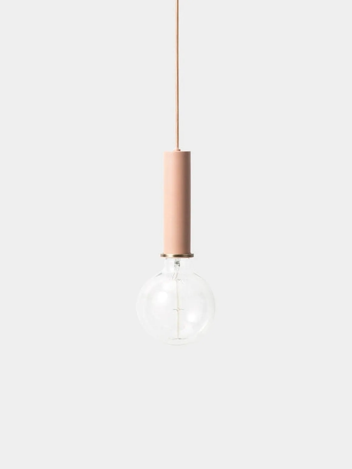 Socket takpendel høy - rosa