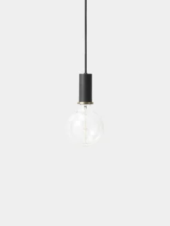 Socket takpendel lav - svart