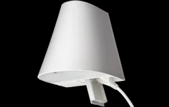 Spike 920 lumen 11W LED + opplys 6W - Skumringssensor og stikkontakt - Hvit