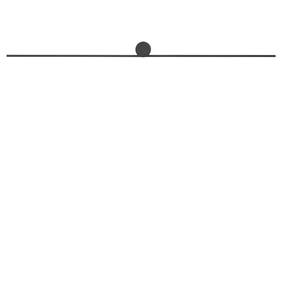 Spin vegglampe medium 99 cm 14W 3000K - Svart