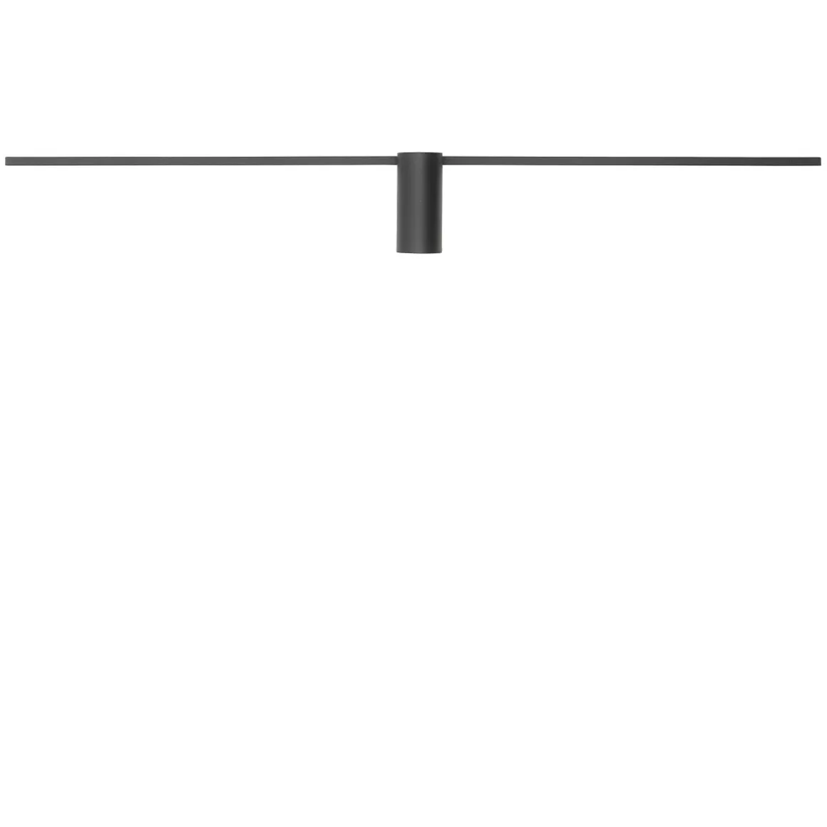 Spin vegglampe medium 99 cm 14W 3000K - Svart
