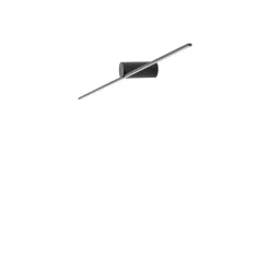 Spin vegglampe small 66 cm 9W 3000K - Svart
