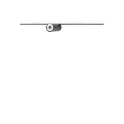 Spin vegglampe small 66 cm 9W 3000K - Svart