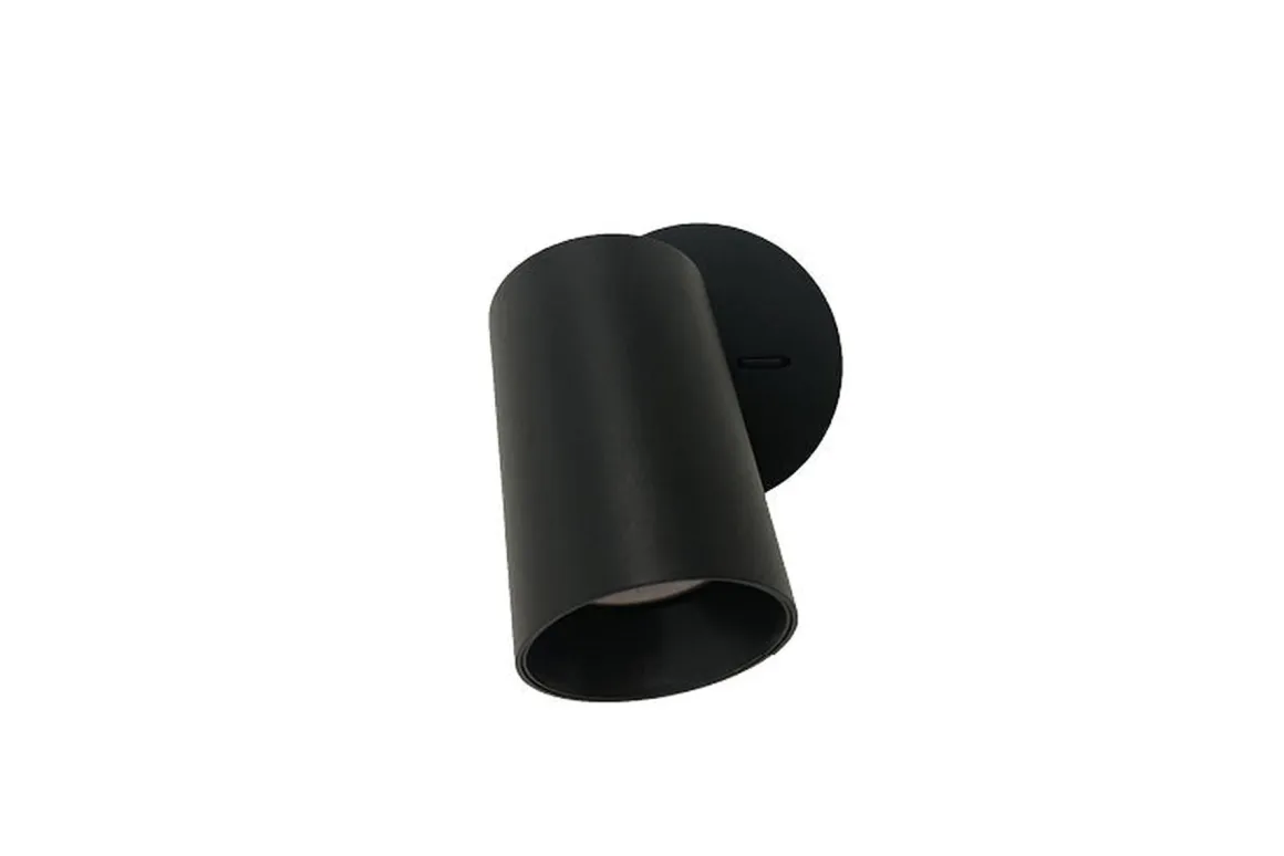 Spoton rund vegglampe GU10 med bryter