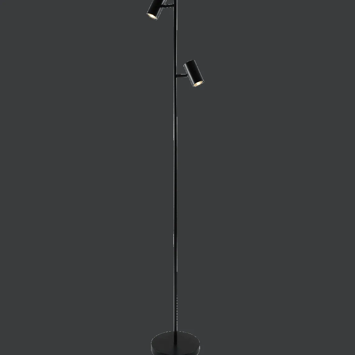 Stockholm dobbel gulvlampe 2x5W 3000 Kelvin 160 cm