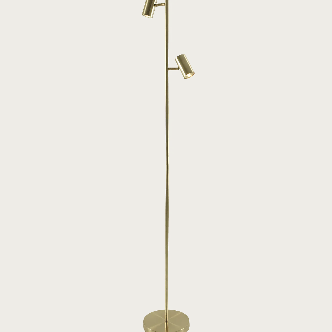 Stockholm dobbel gulvlampe 2x5W 3000 Kelvin 160 cm