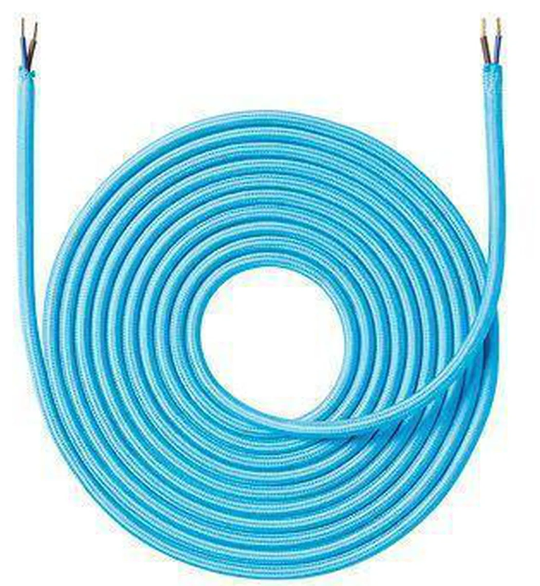 Stoffledning 4 meter uten jord - Turkis