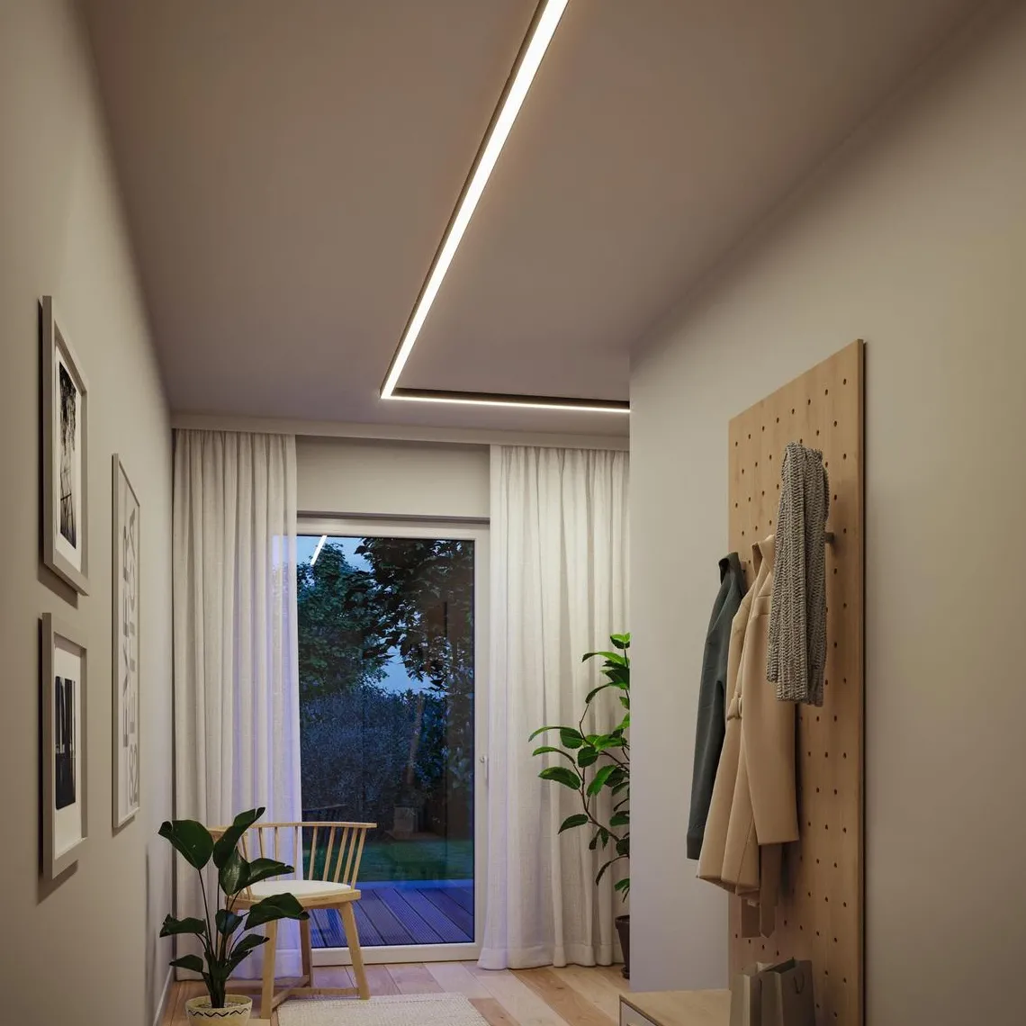 Strømkanal til Linion kanalsystem 124W 3000 Kelvin - Startmodul for Zigbee